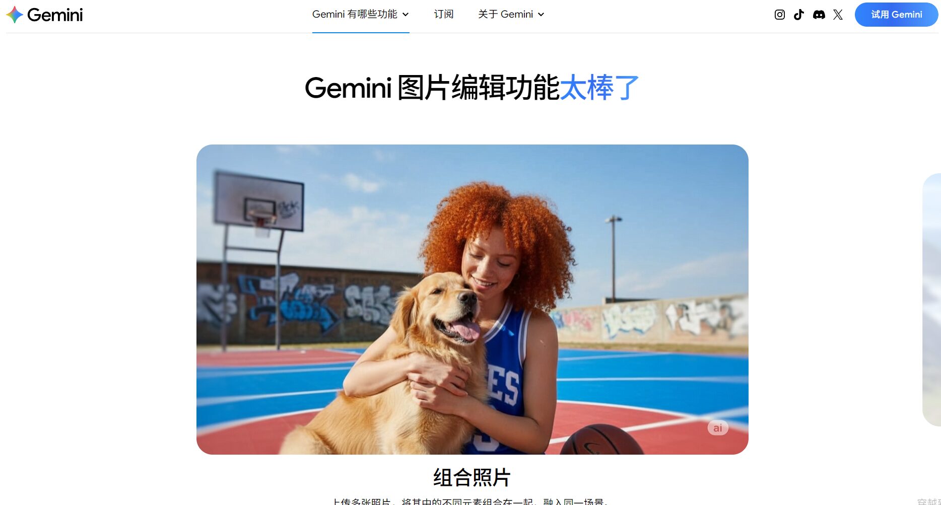 Google banana官网截图
