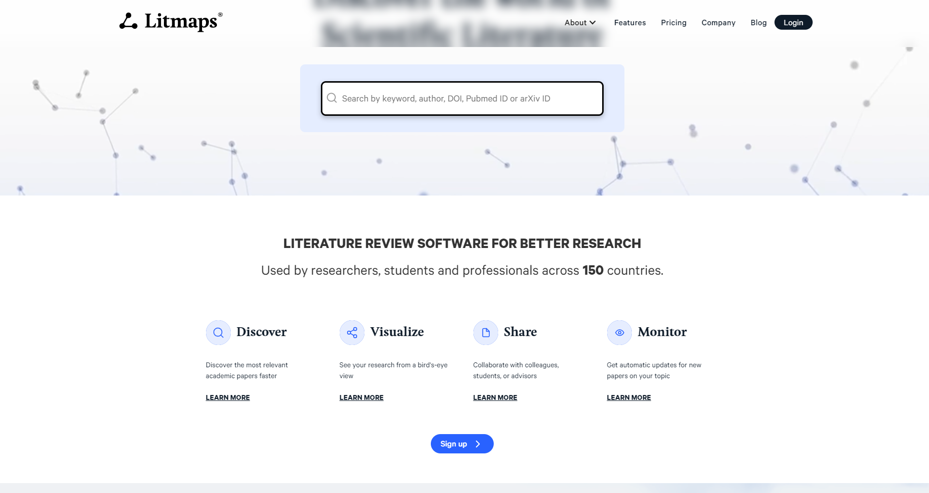 litmaps官方网站页面截图