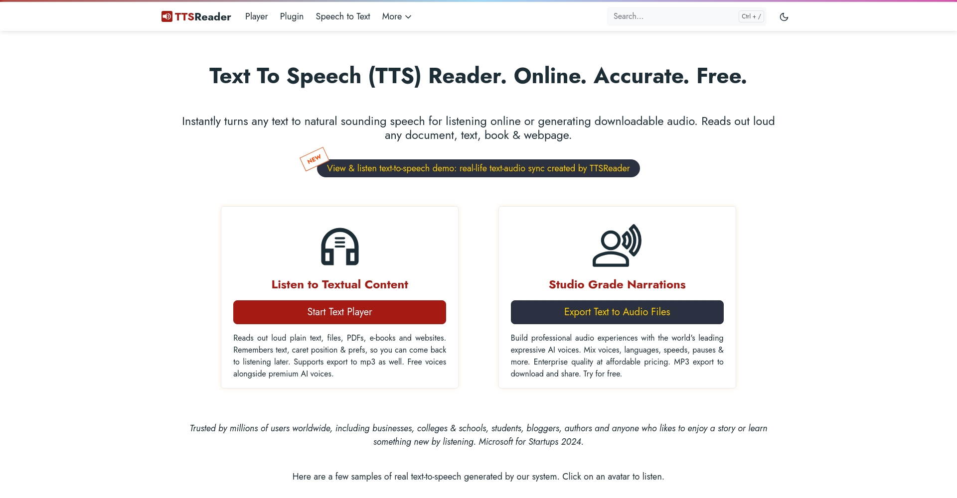 TTSReader官方网站