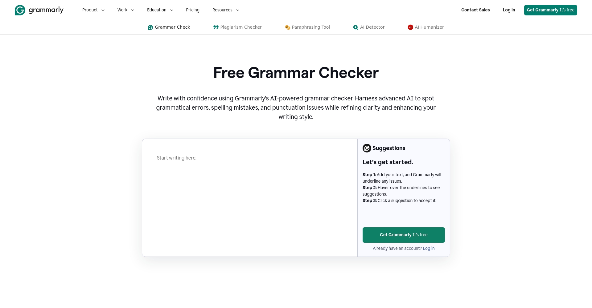 GrammarlyGO语法检查与AI写作