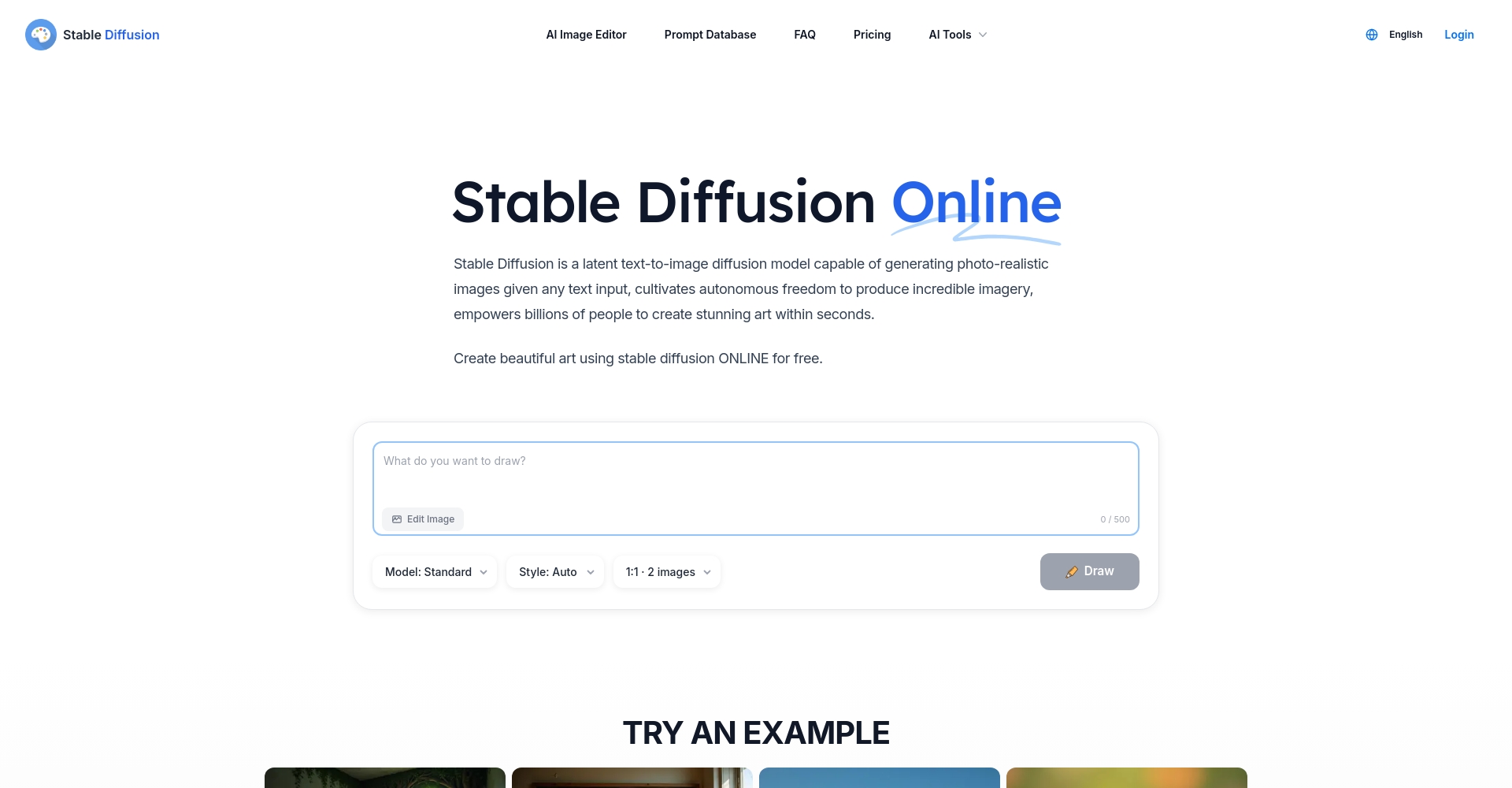 Stable Diffusion操作界面