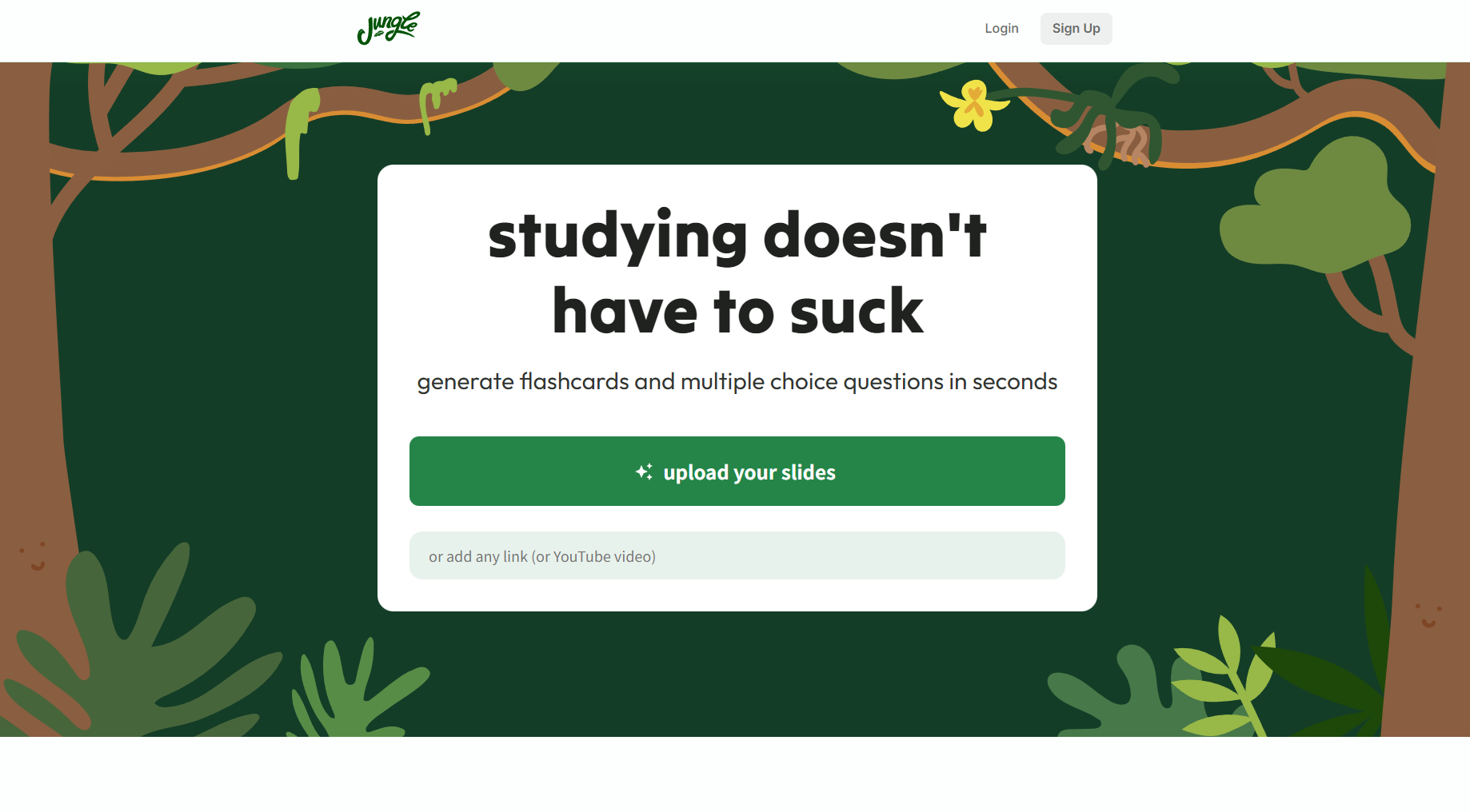 Jungle官网首页截图