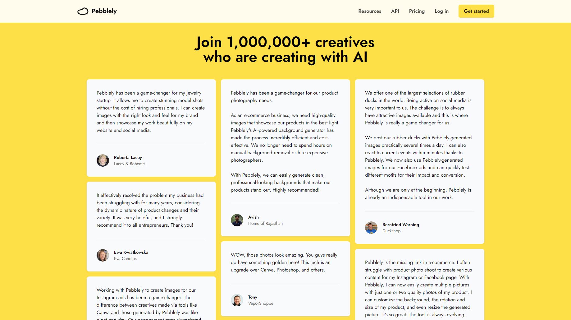 官方用户评价页