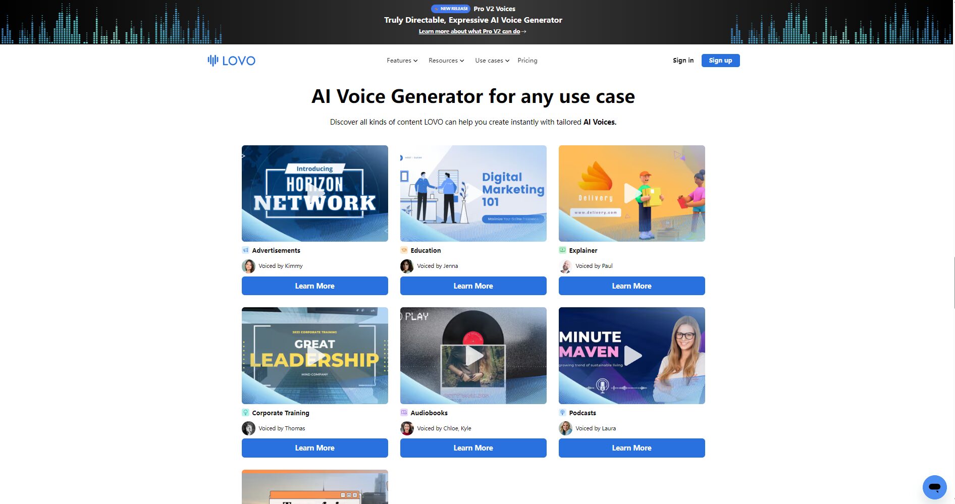 官方用户案例页