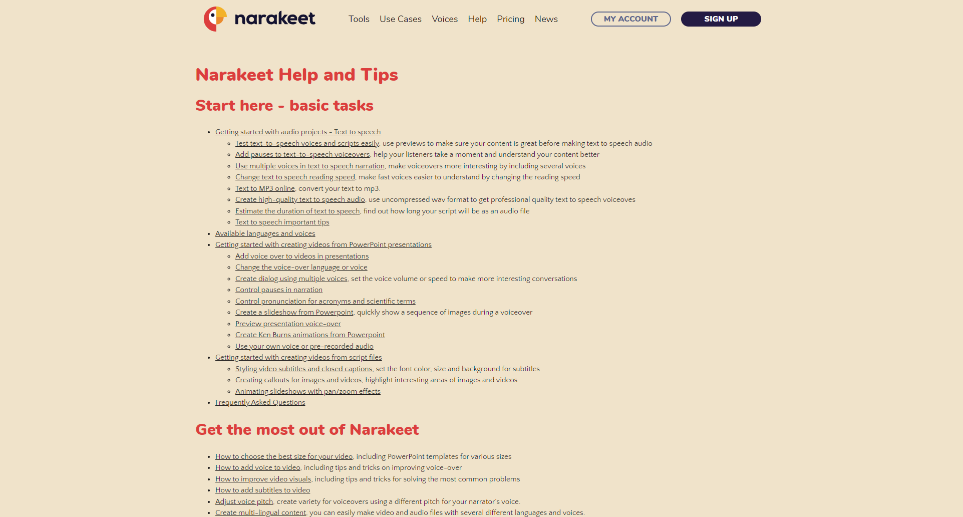 narakeet：AI语音合成与影片自动化制作工具全方位介绍