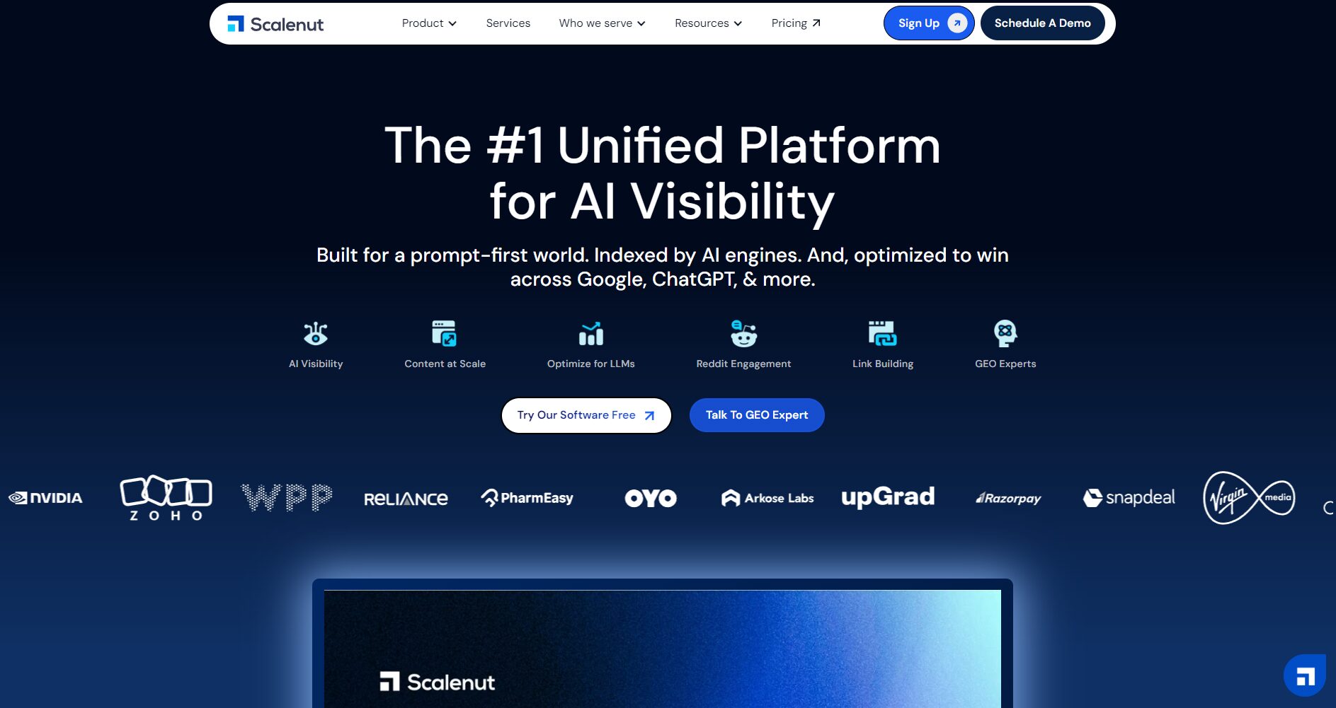 Scalenut官网首页