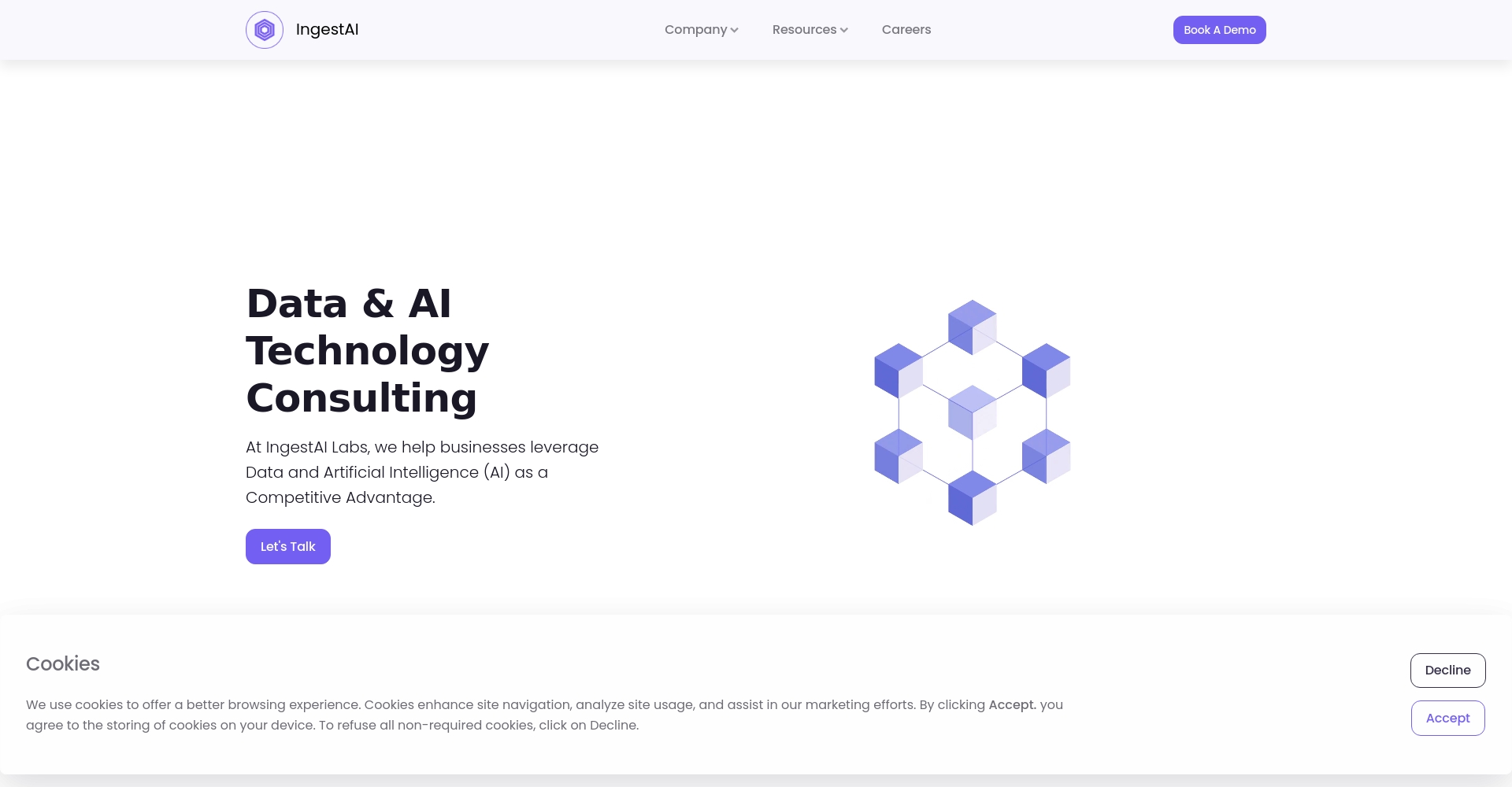 IngestAI官网截图