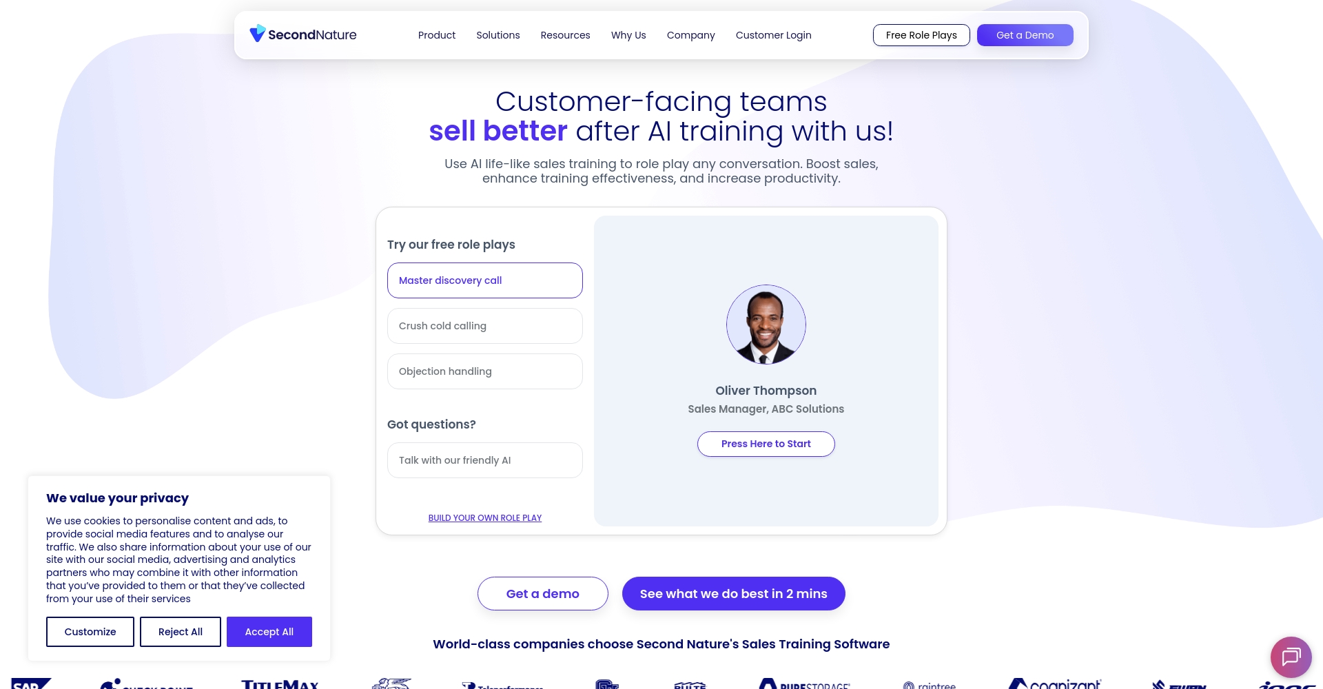 Second Nature官网截图