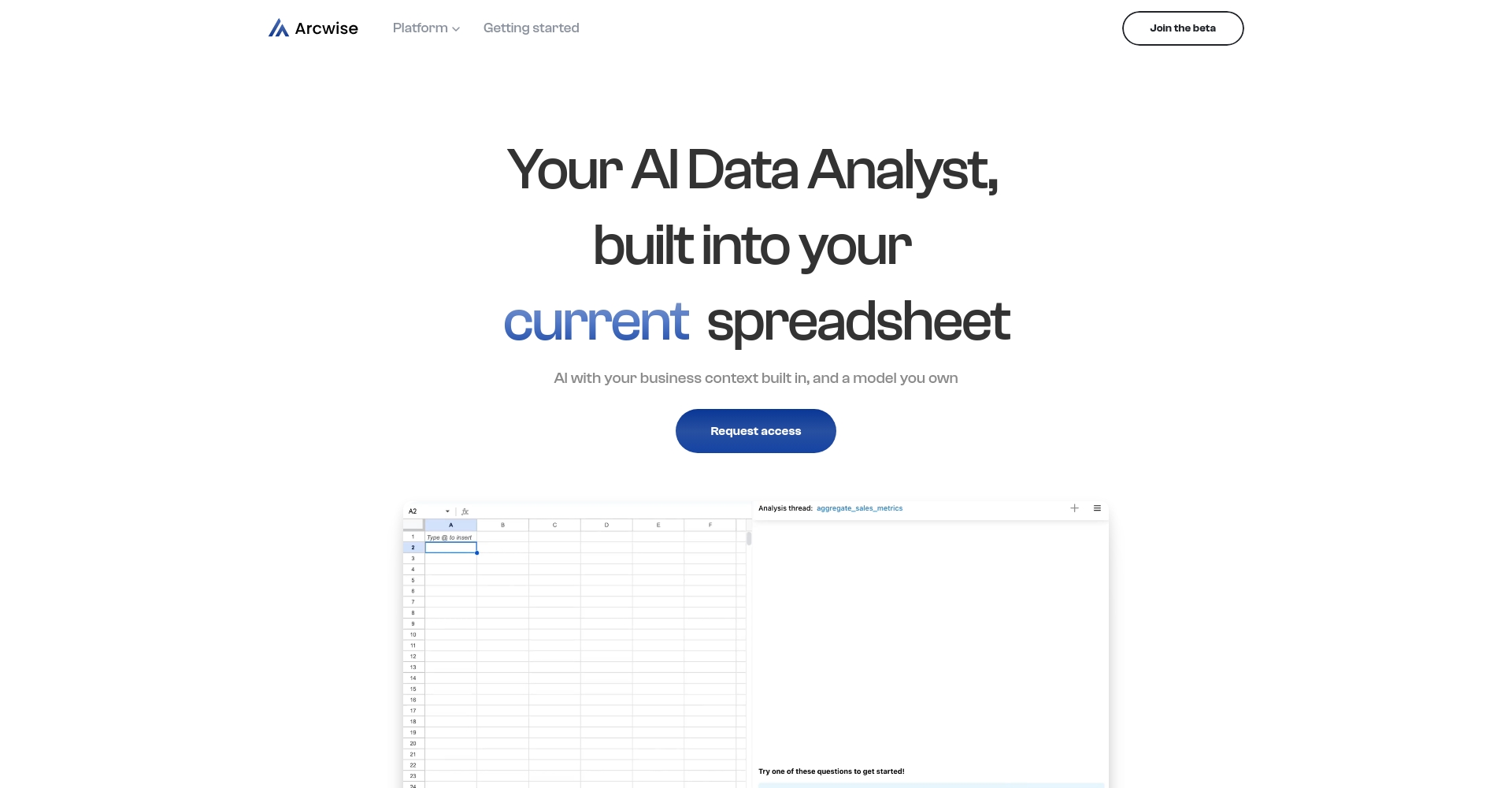 Arcwise AI 官网截图