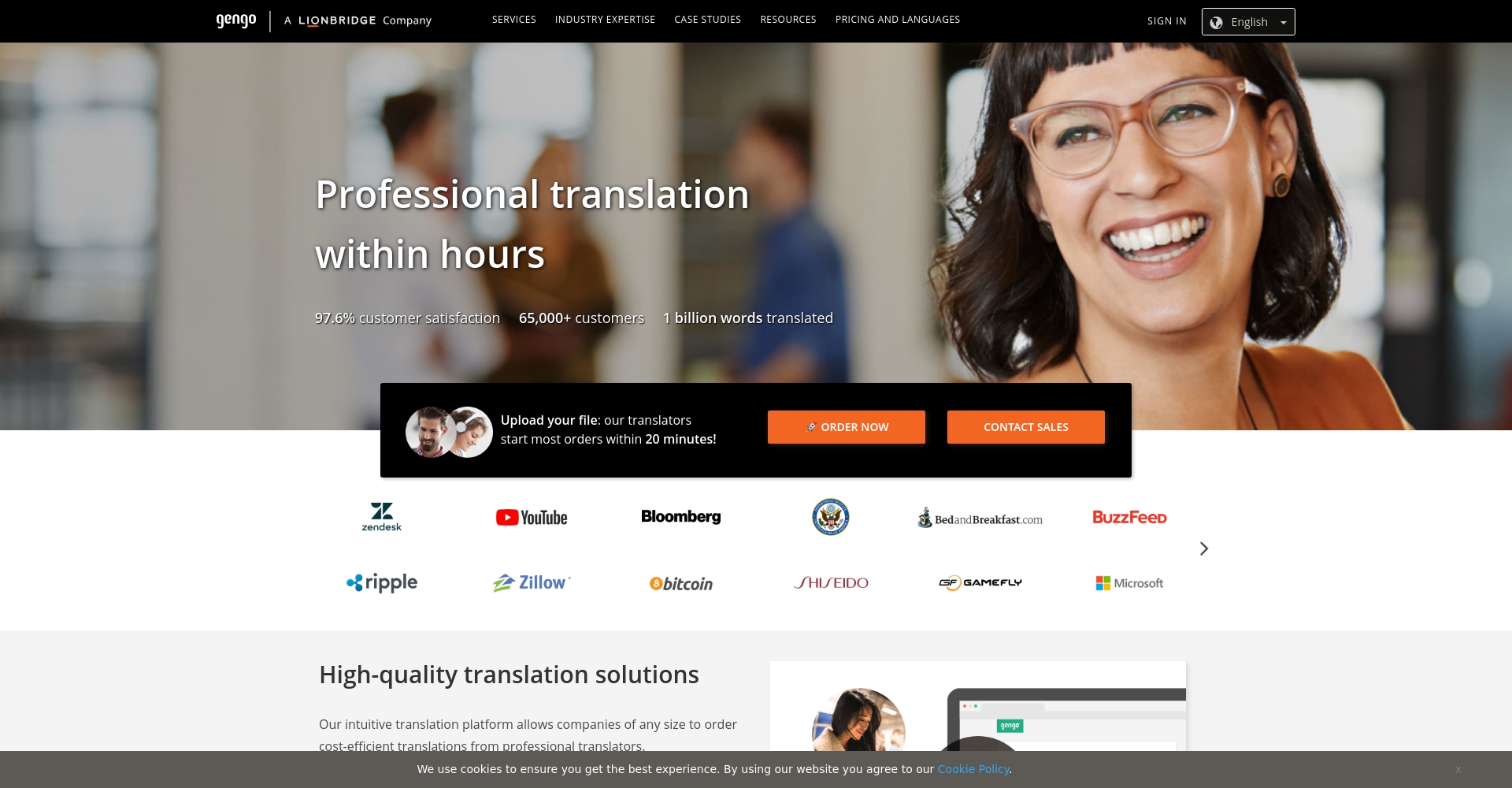 Gengo官网快速学术翻译服务