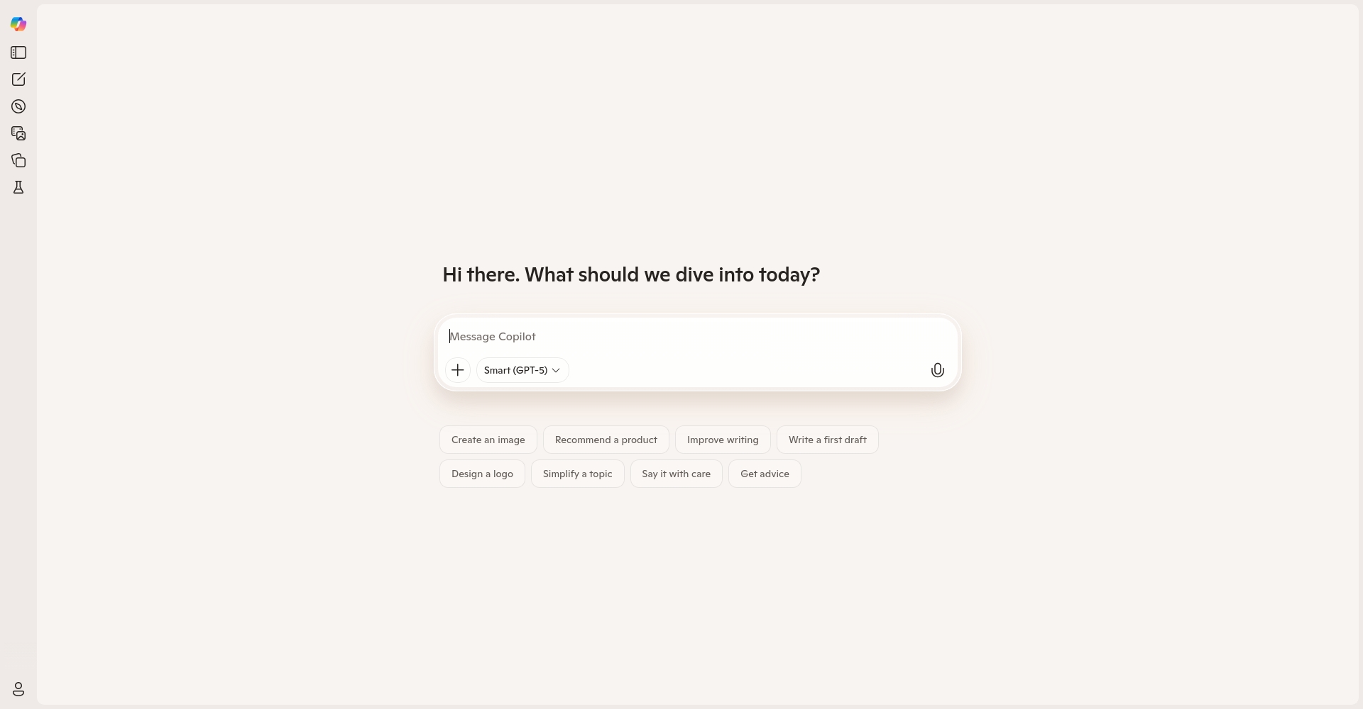 Microsoft Copilot界面