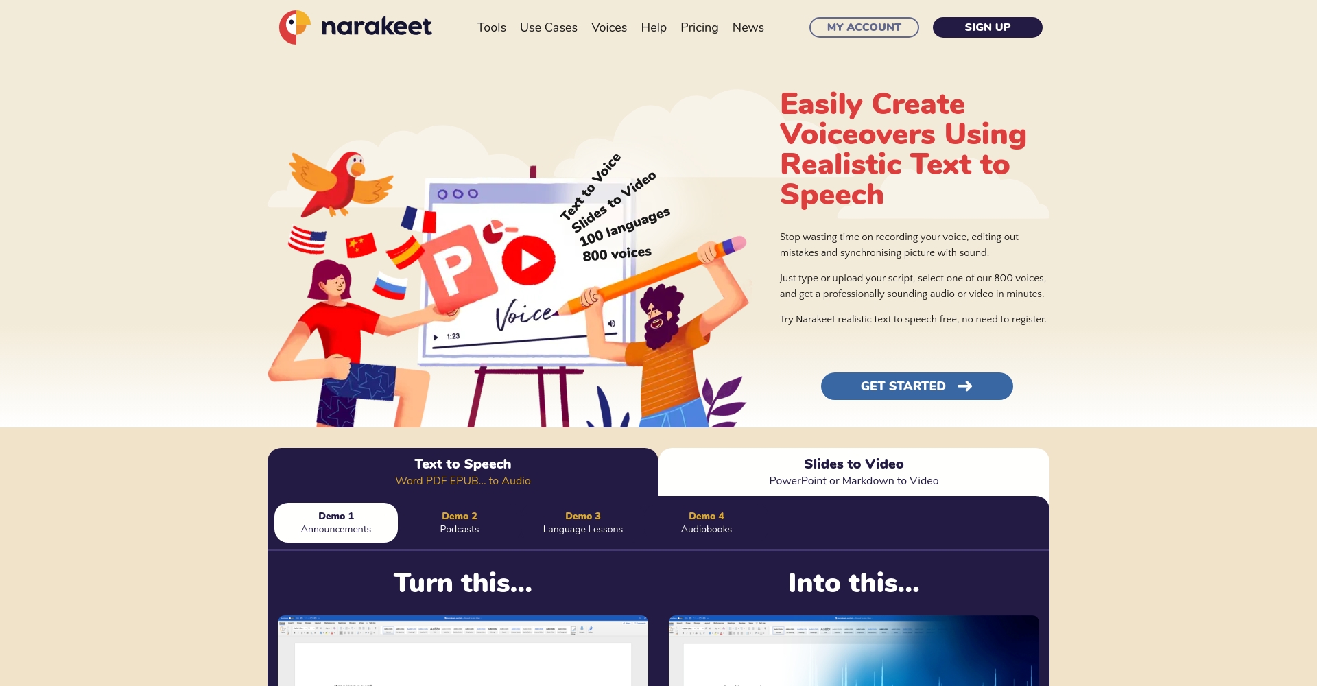 narakeet：AI语音合成与影片自动化制作工具全方位介绍