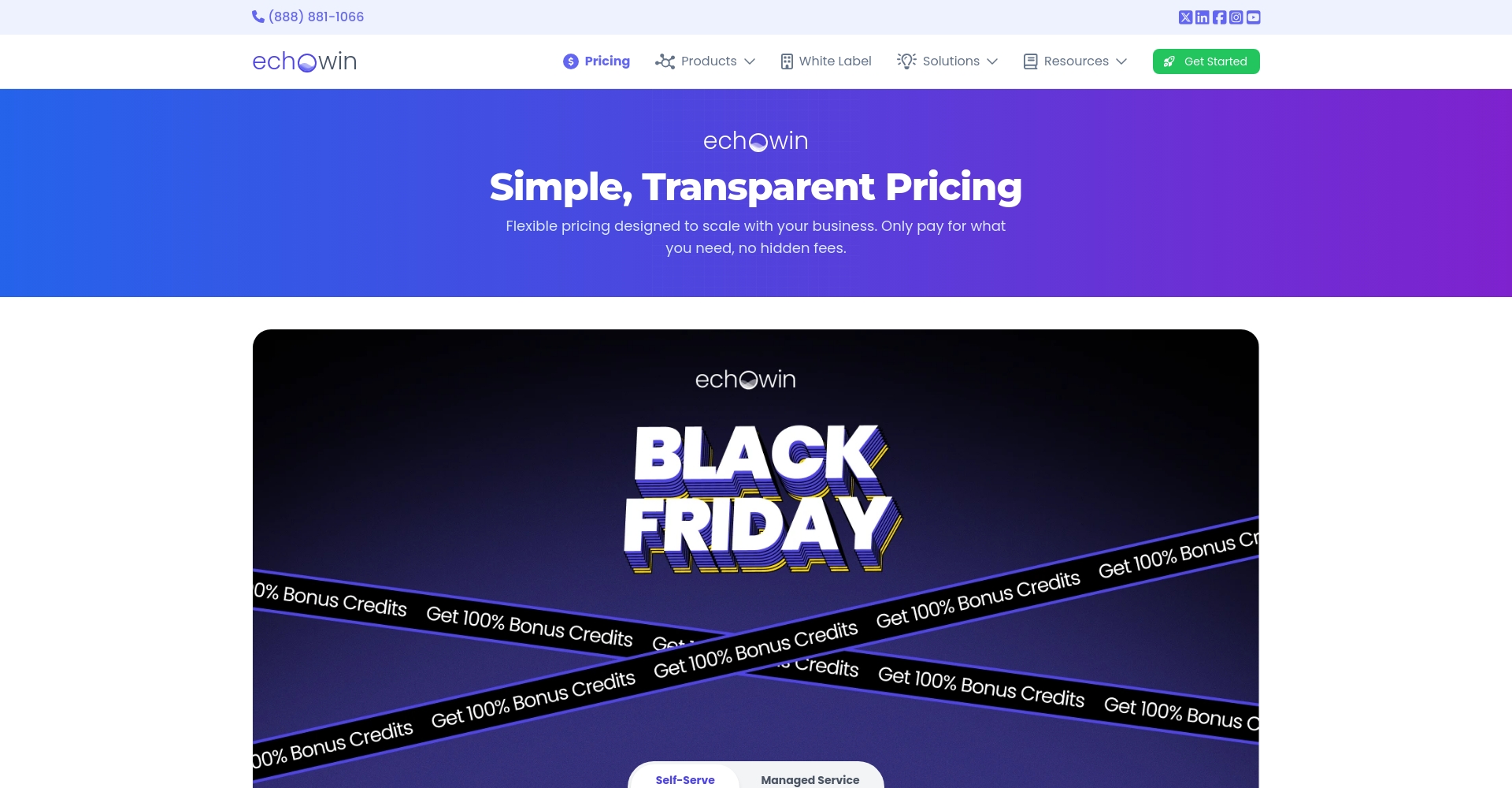 echowin价格页面截图