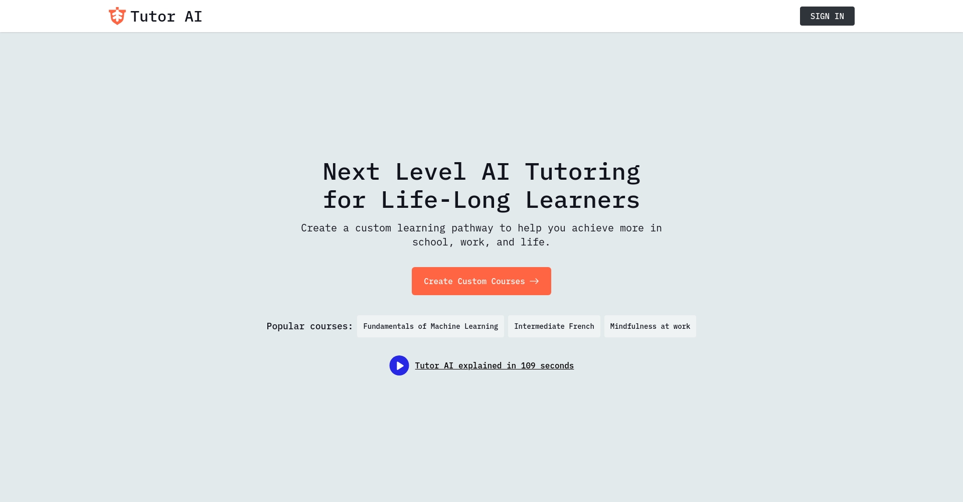 Tutor AI