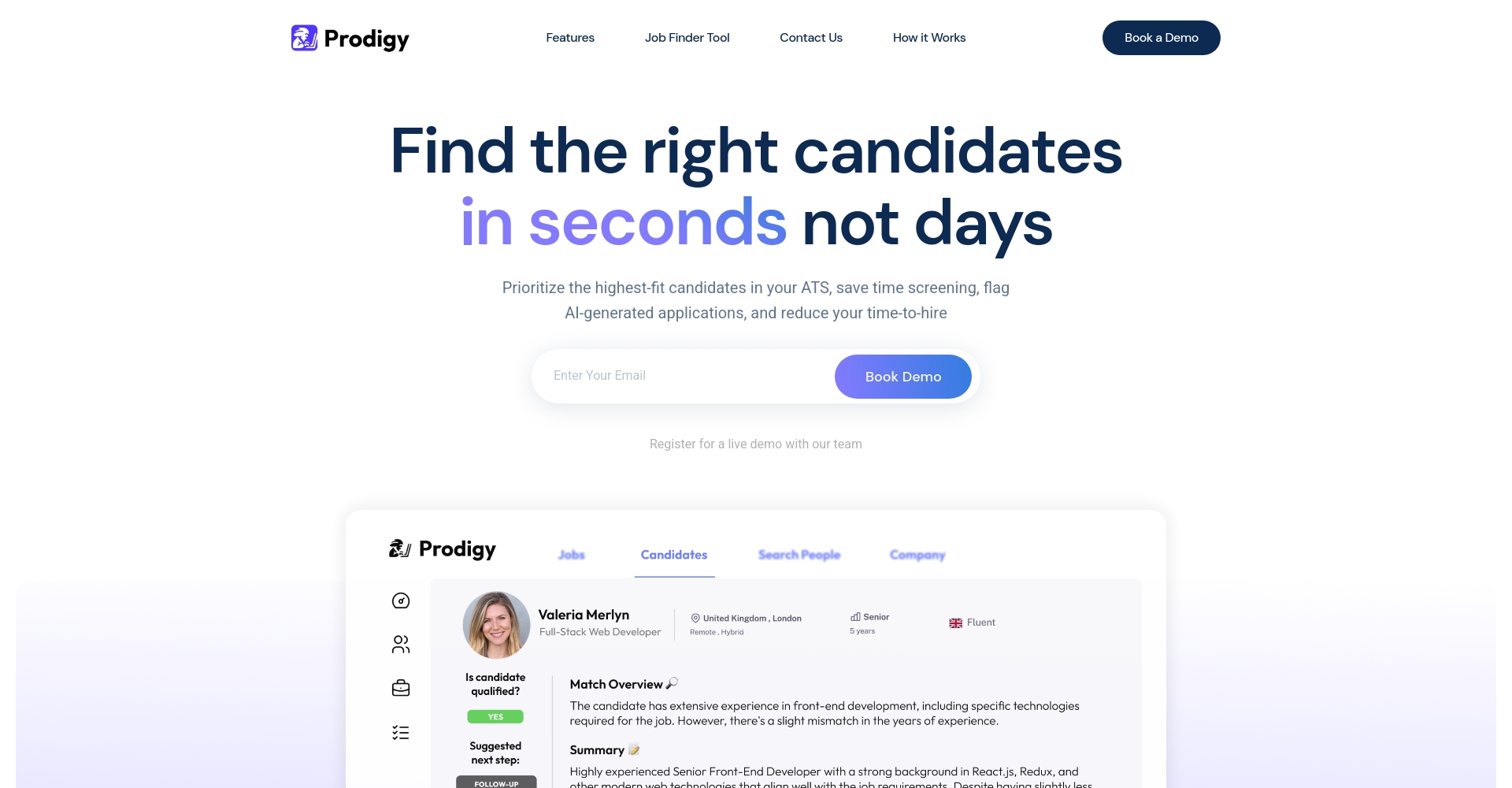 Prodigy Recruiter AI Copilot