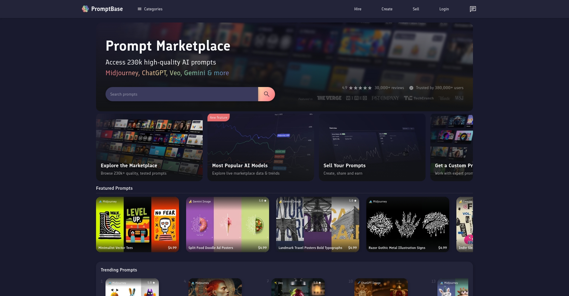 PromptBase市场