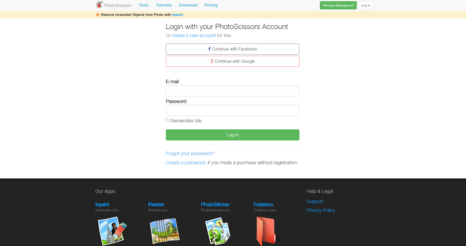 官網註冊登入頁