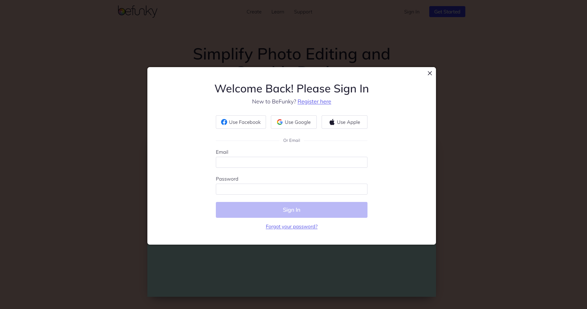 官網註冊登入頁