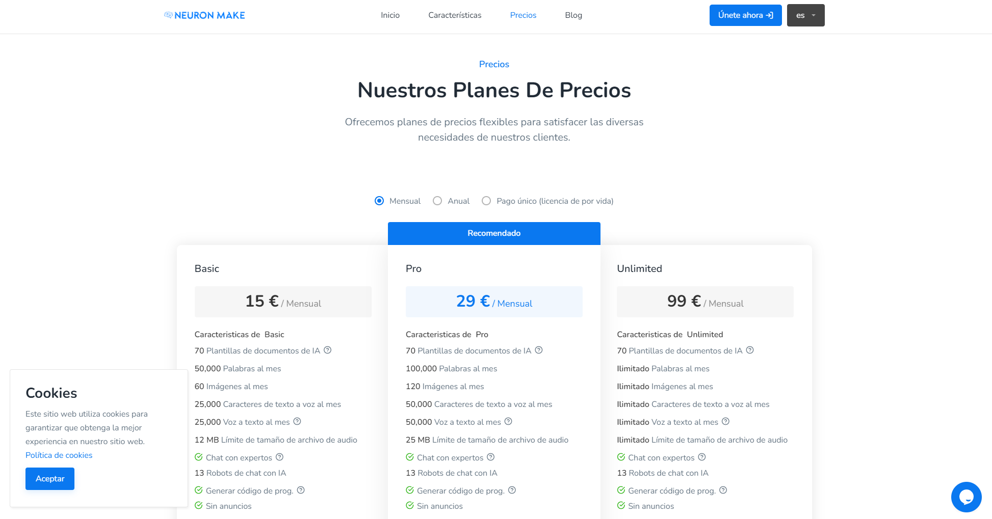 Neuron Make官网定价