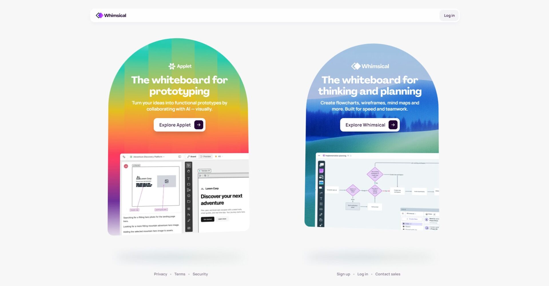 whimsical ai官网首页截图