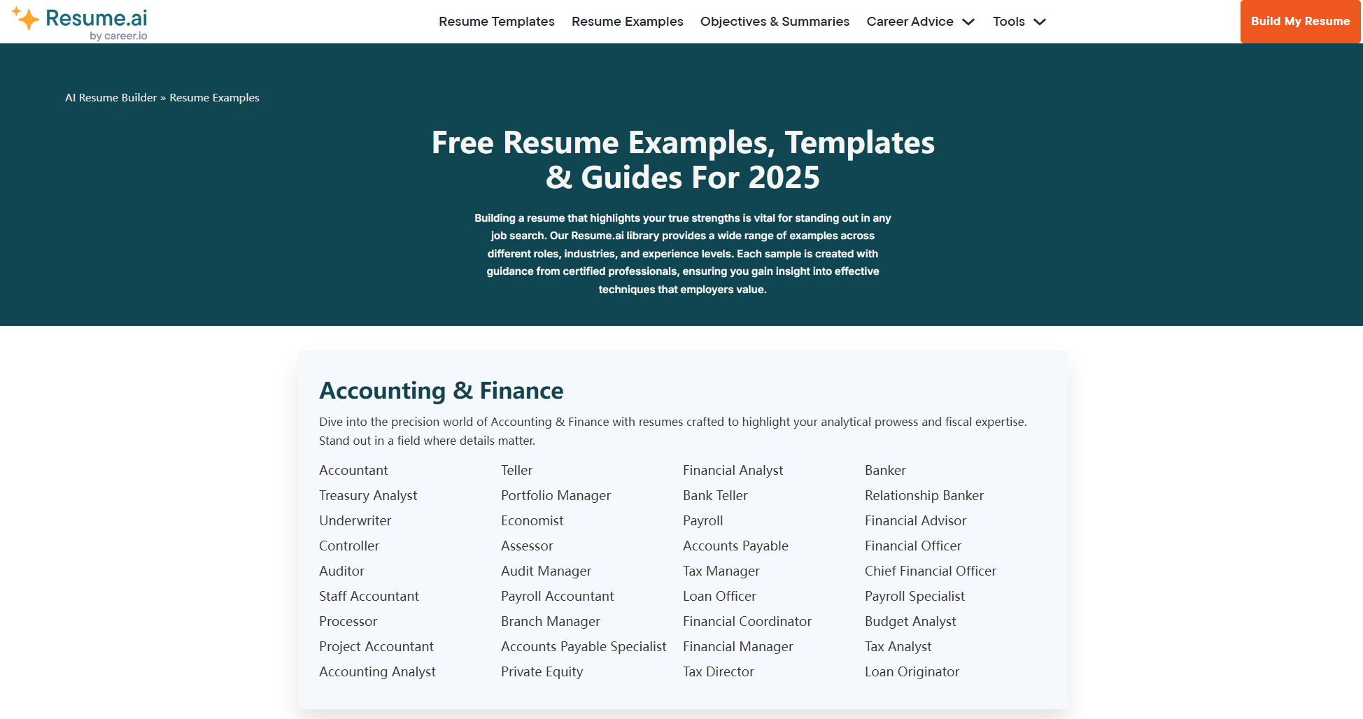 Resume ai简历模板提供
