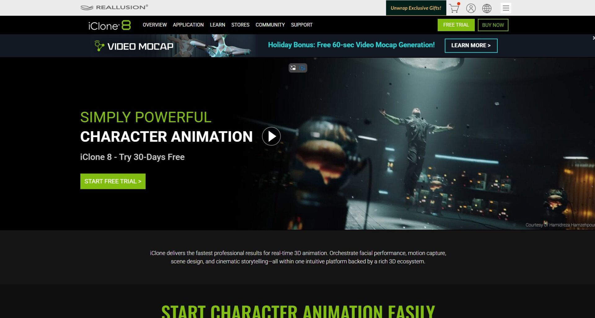 Reallusion iClone官网首页