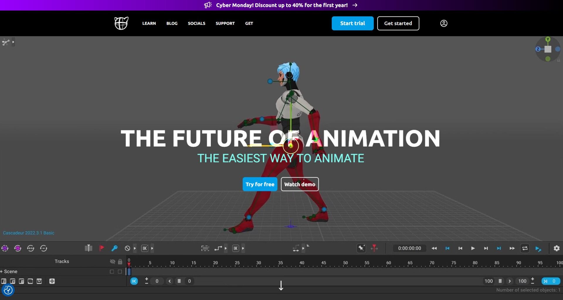 Cascadeur官网首页