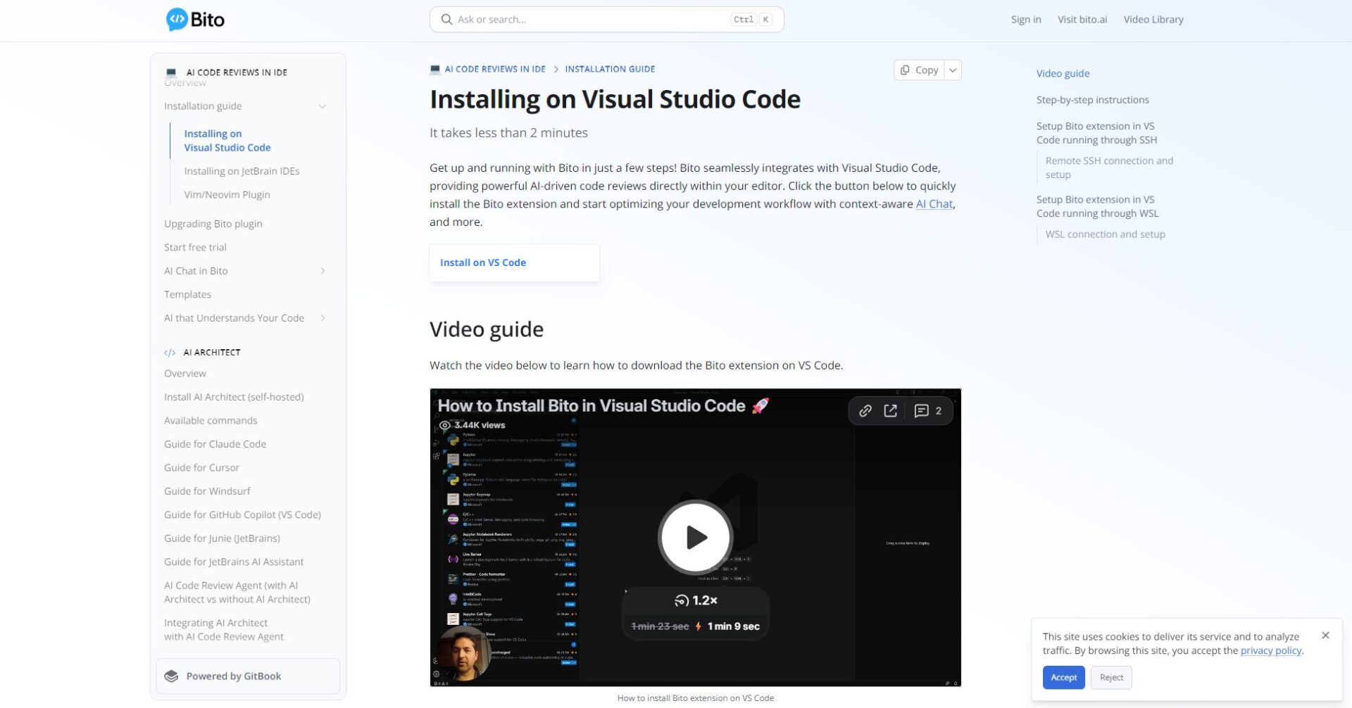 BitoAI VSCode插件官网截图