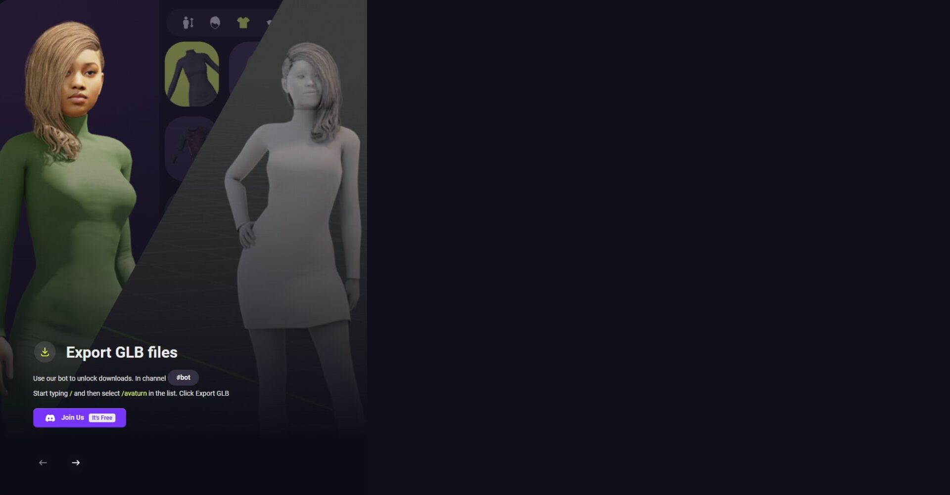 Avaturn注册登录页