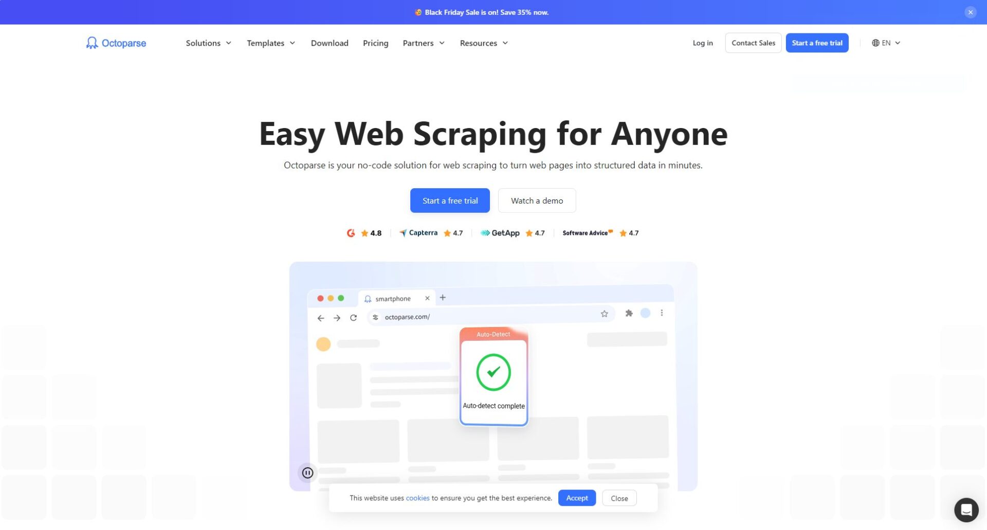 Octoparse软件截图
