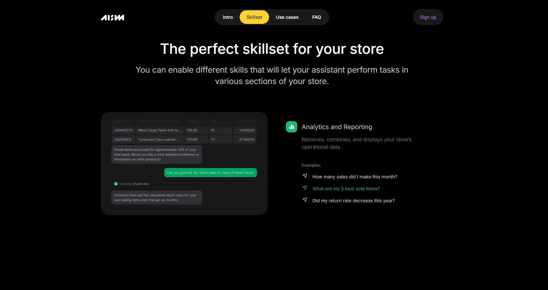 AI Store Manager功能介绍