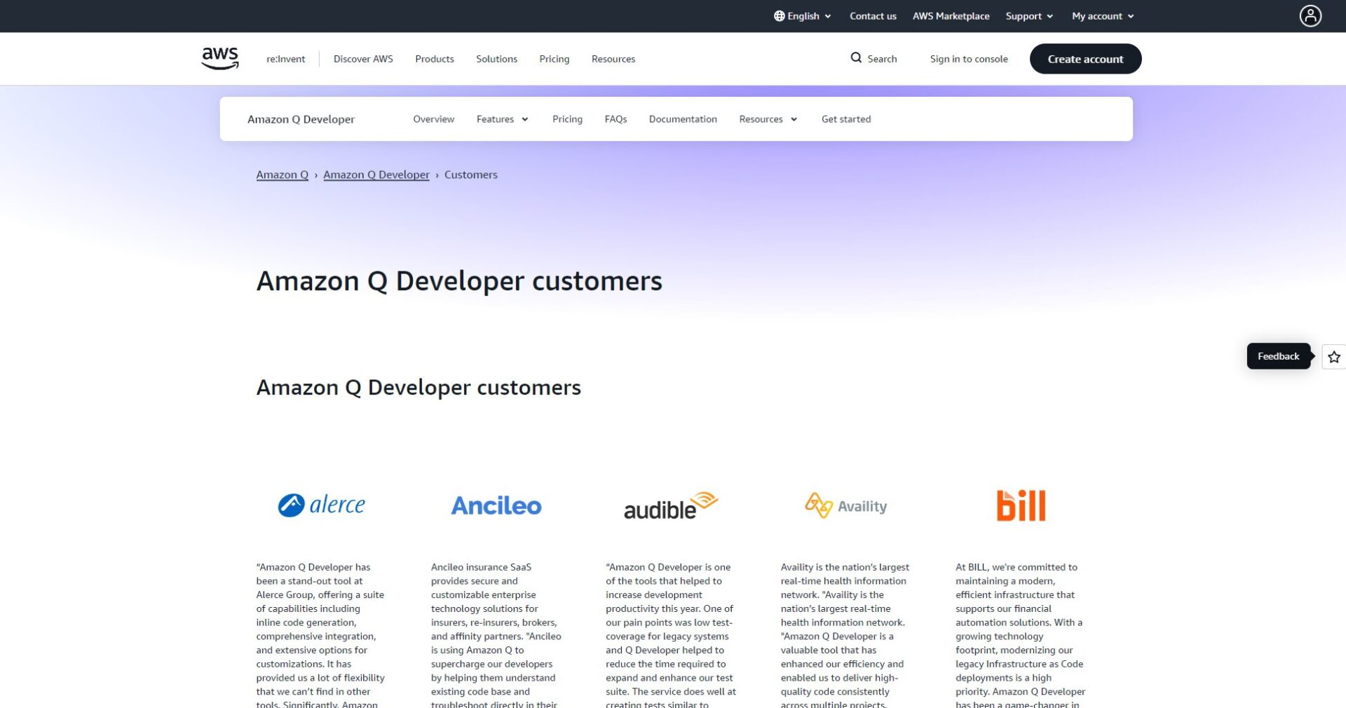 CodeWhisperer用户合作案例