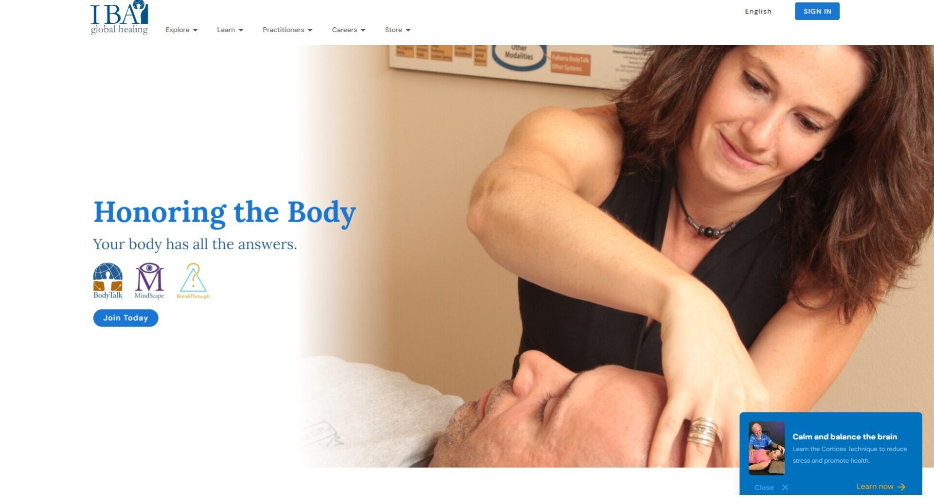 BodyTalk官网首页