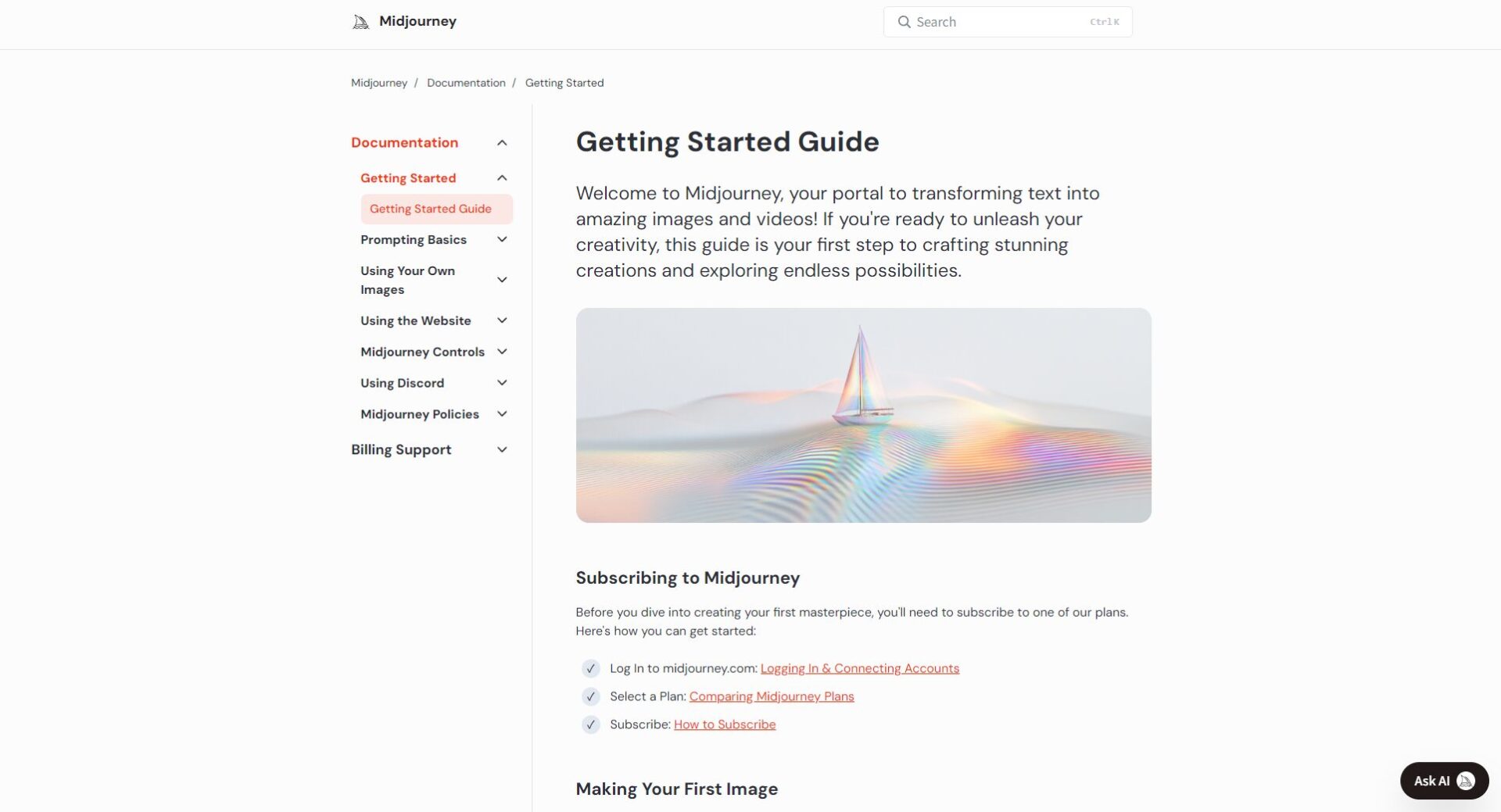Midjourney官方指令列表