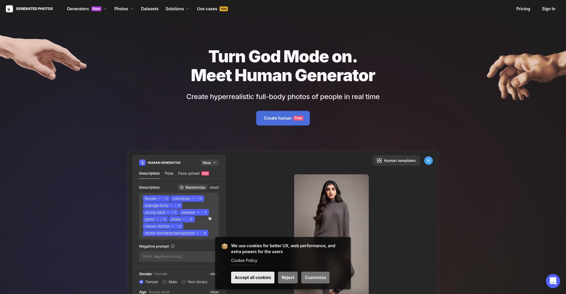 全身人物生成器