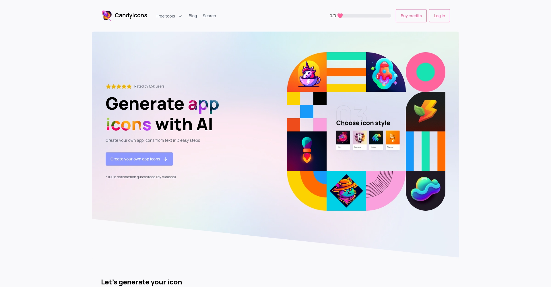 CandyIcons首页截屏