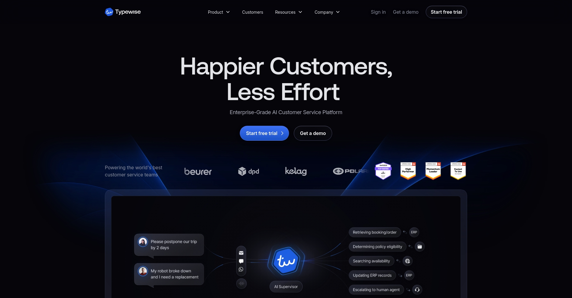 Typewise首页截图