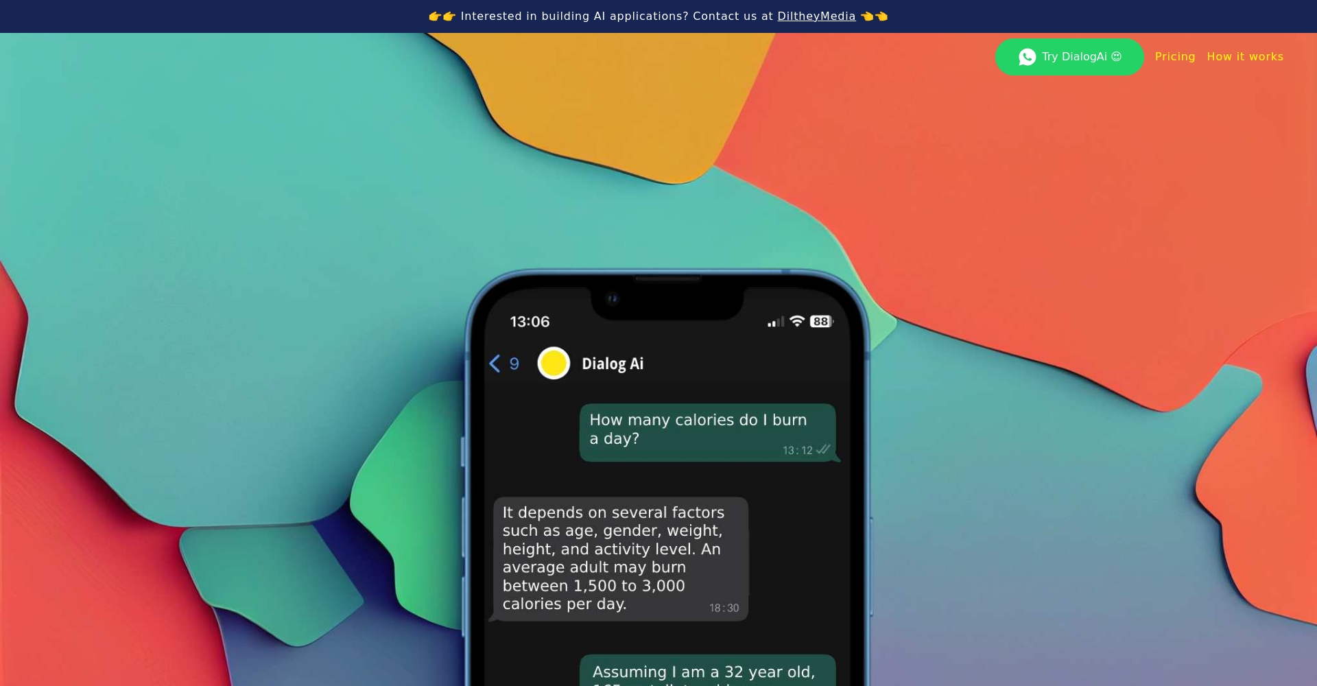 DialogAi官网首页截图
