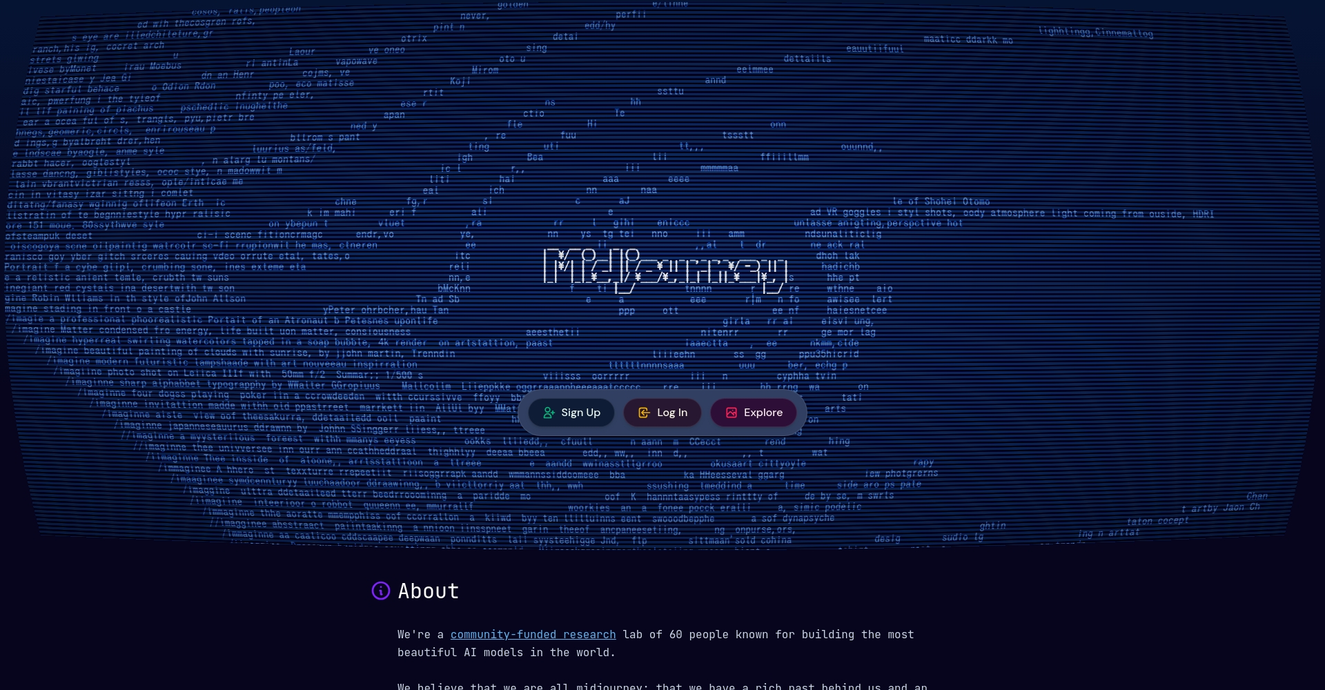 Midjourney official website