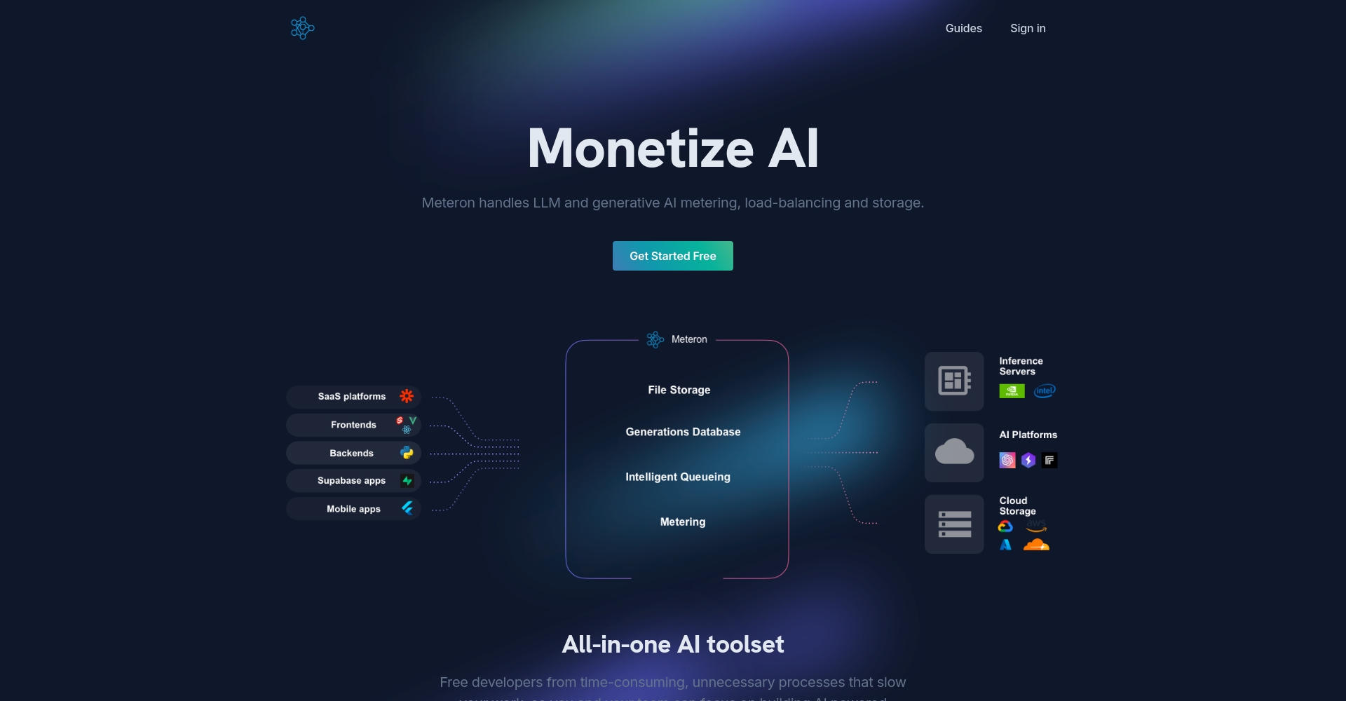 Meteron AI官网截图