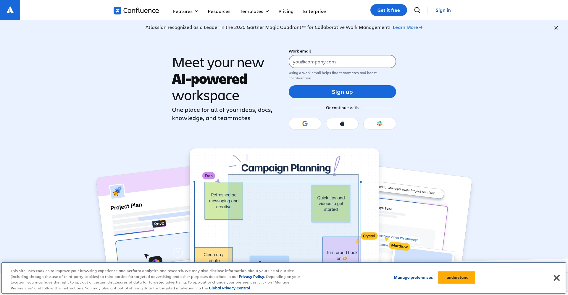 Confluence首页截图