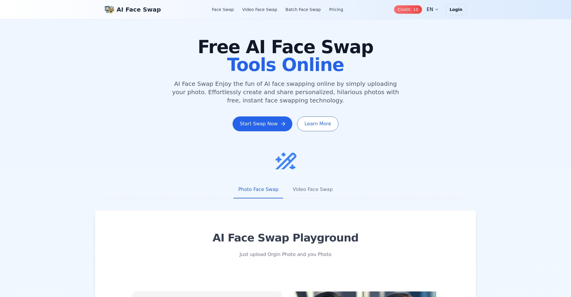 AI Face Swap免費換臉工具