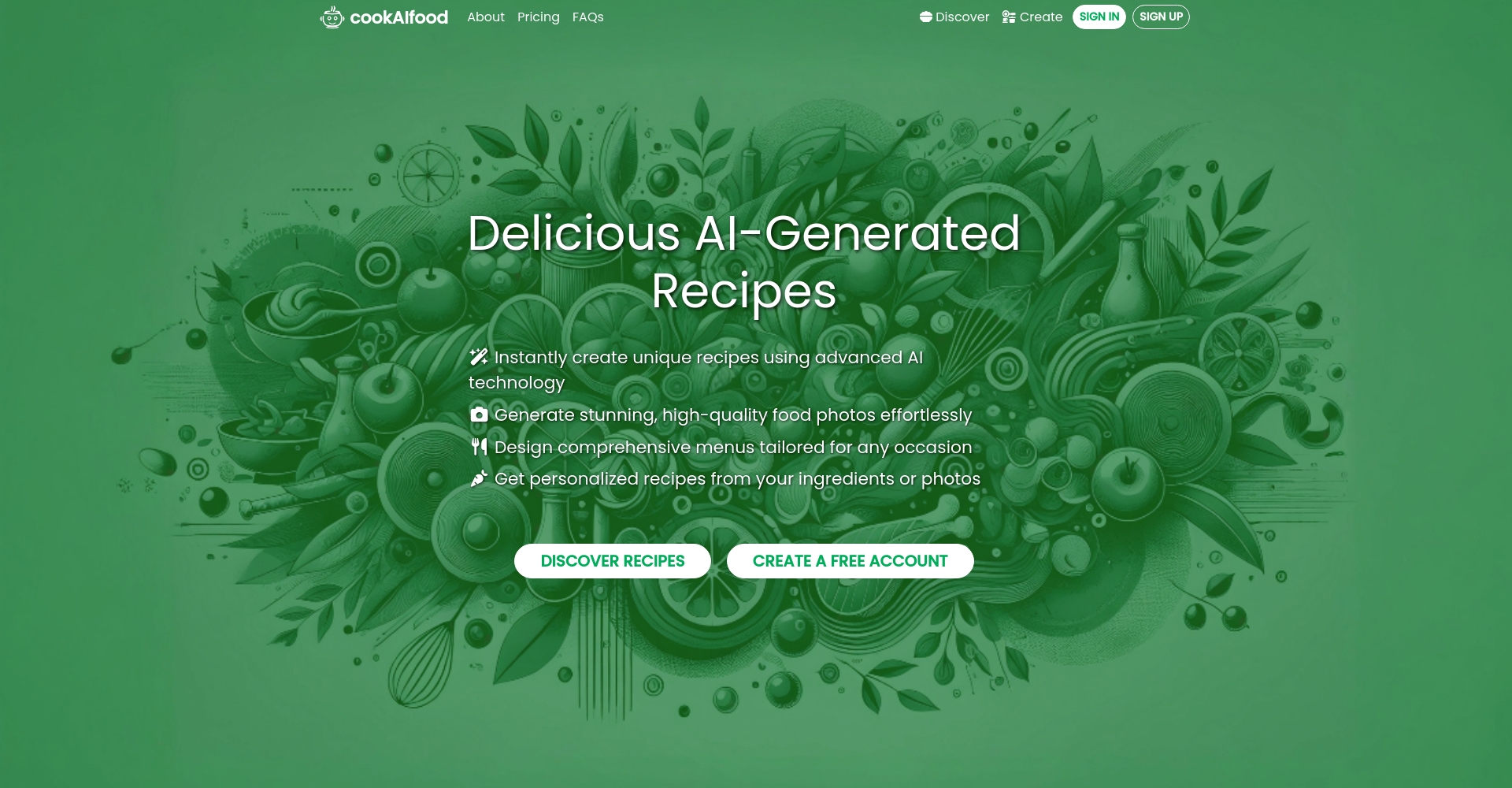 CookAIfood官网截图