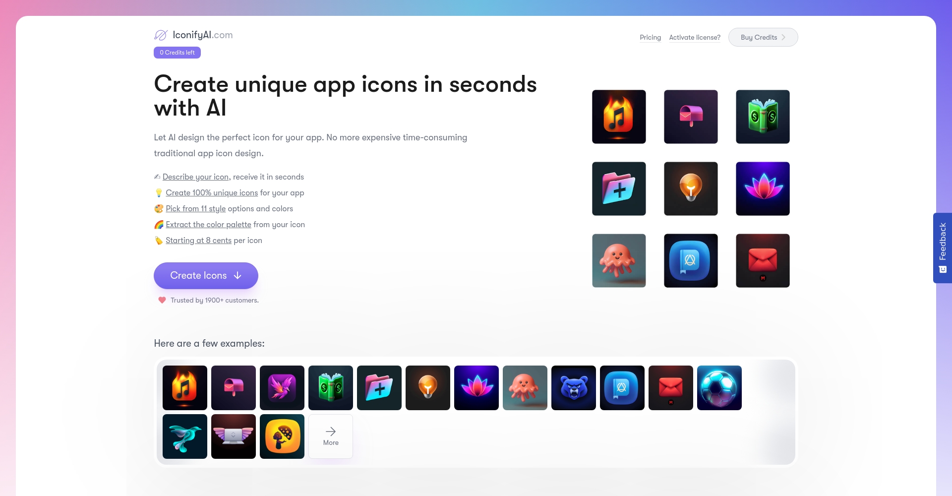 IconifyAI官网首页截图