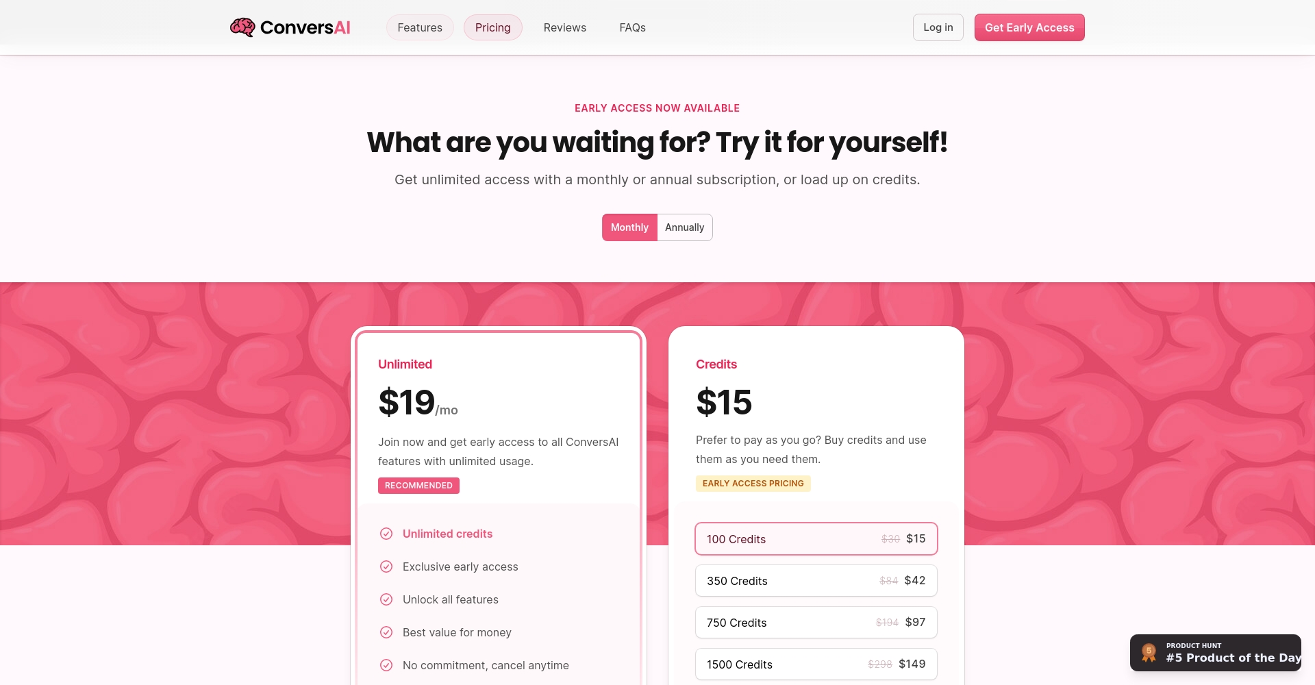 ConversAI价格方案
