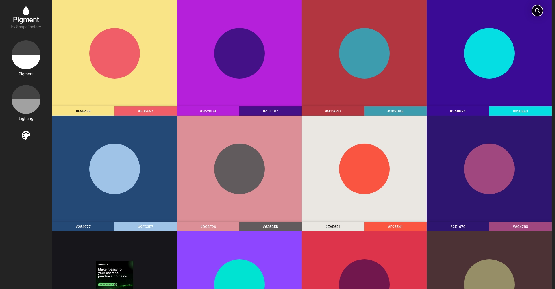 Pigment AI混色与插画配色演示