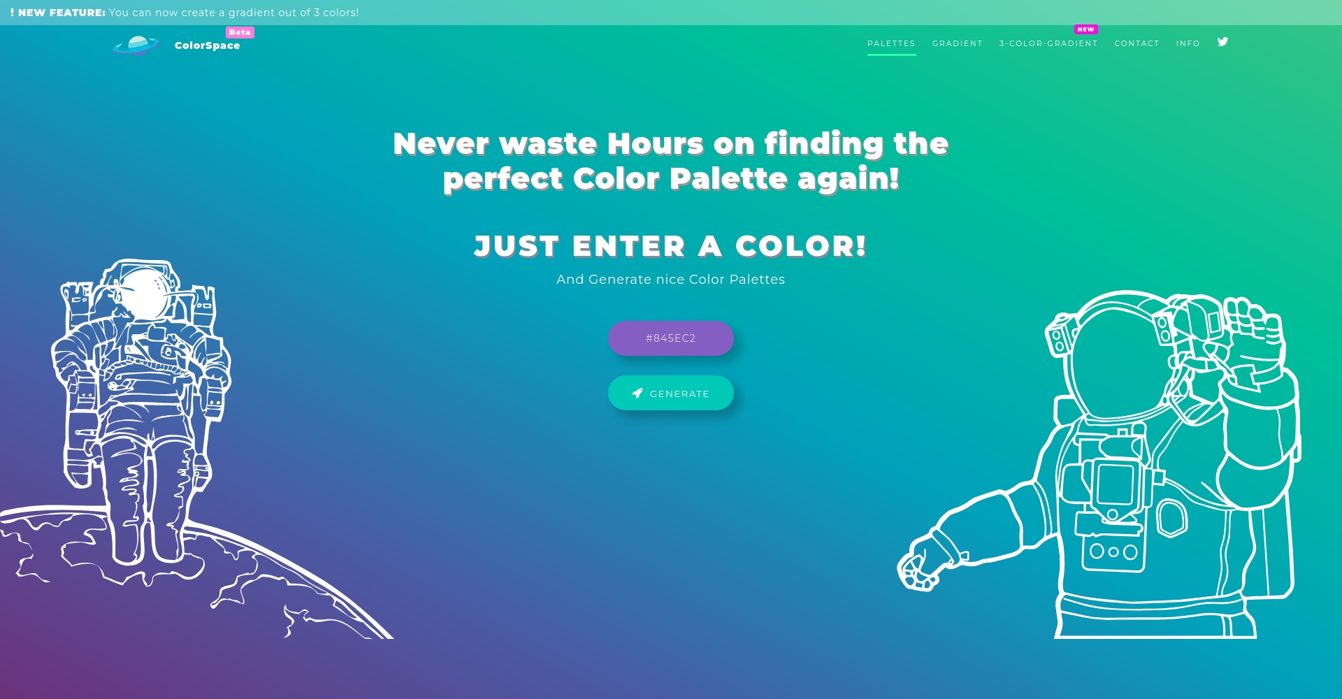 MyColor.Space自动生成渐变