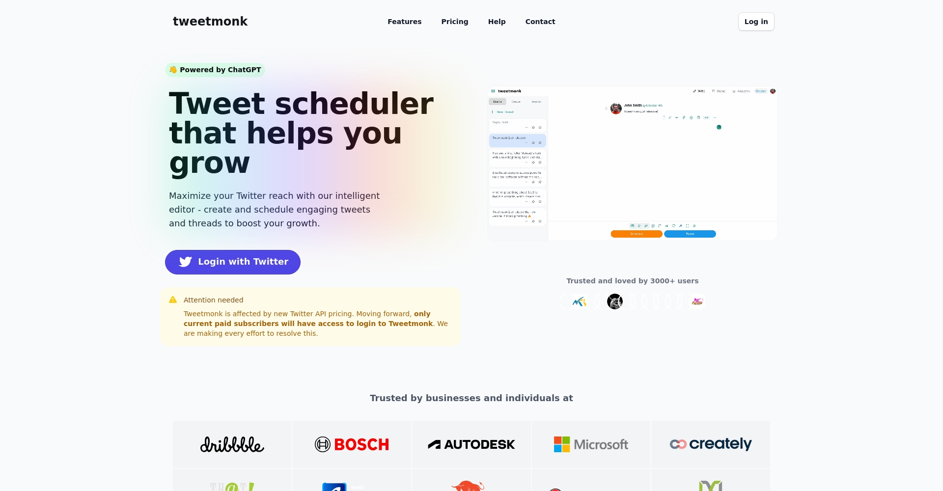 Tweetmonk官网截图