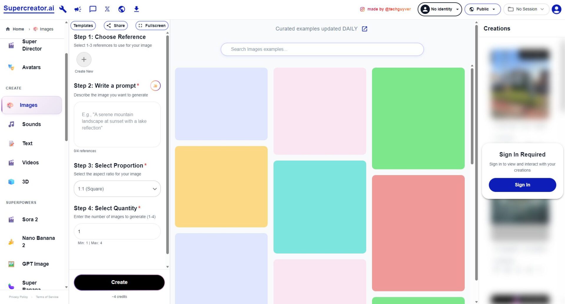 Supercreator.ai图像生成工具