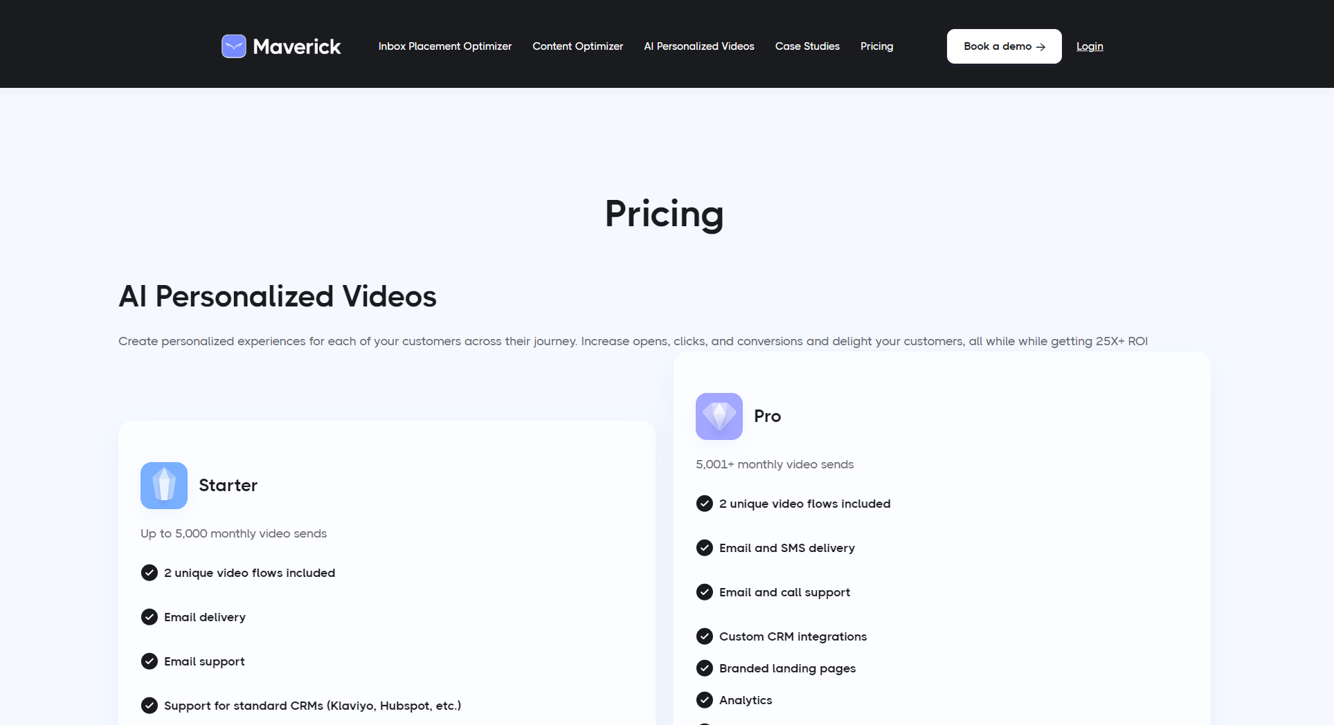 Maverick报价页面